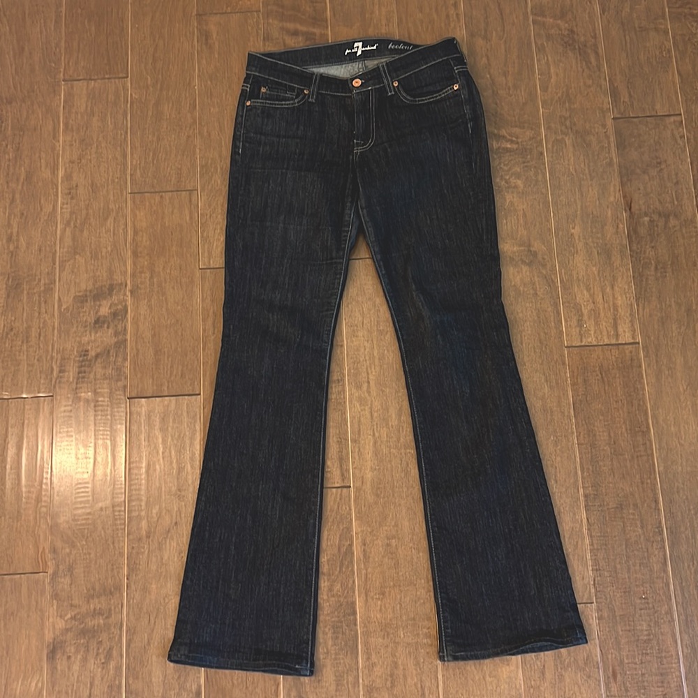 Seven dark wash bootcut jeans